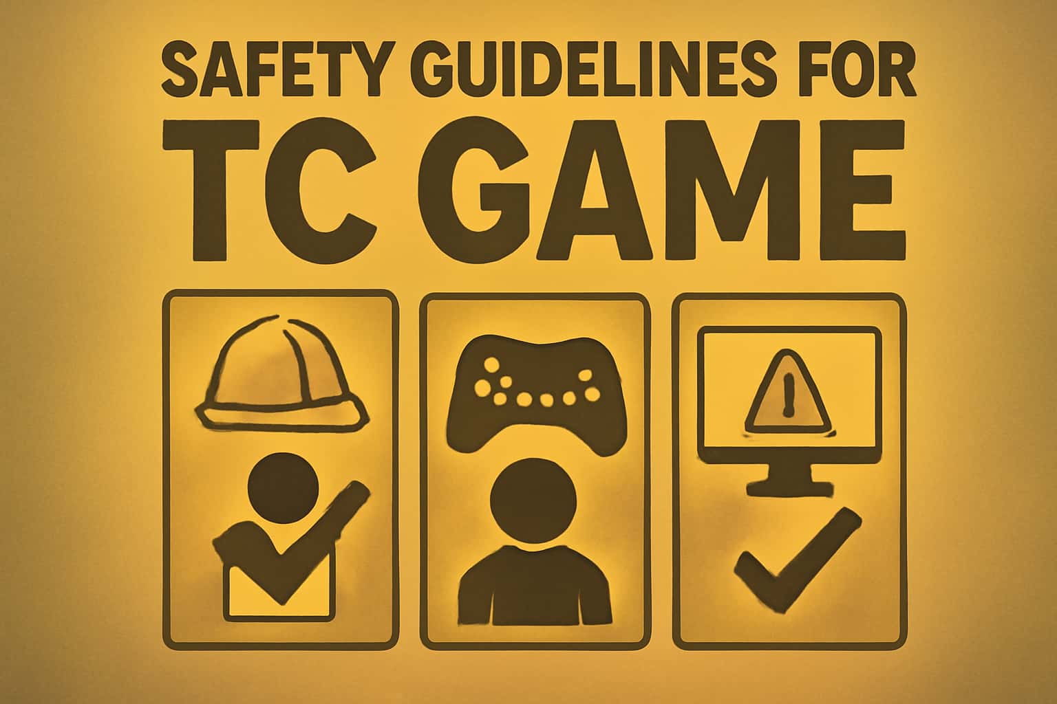 A neutral scene illustrating the safety guidelines relevant to TC Game.