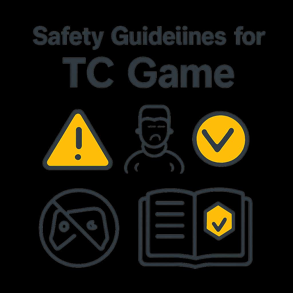 An educational diagram related to the safety guidelines for TC Game.