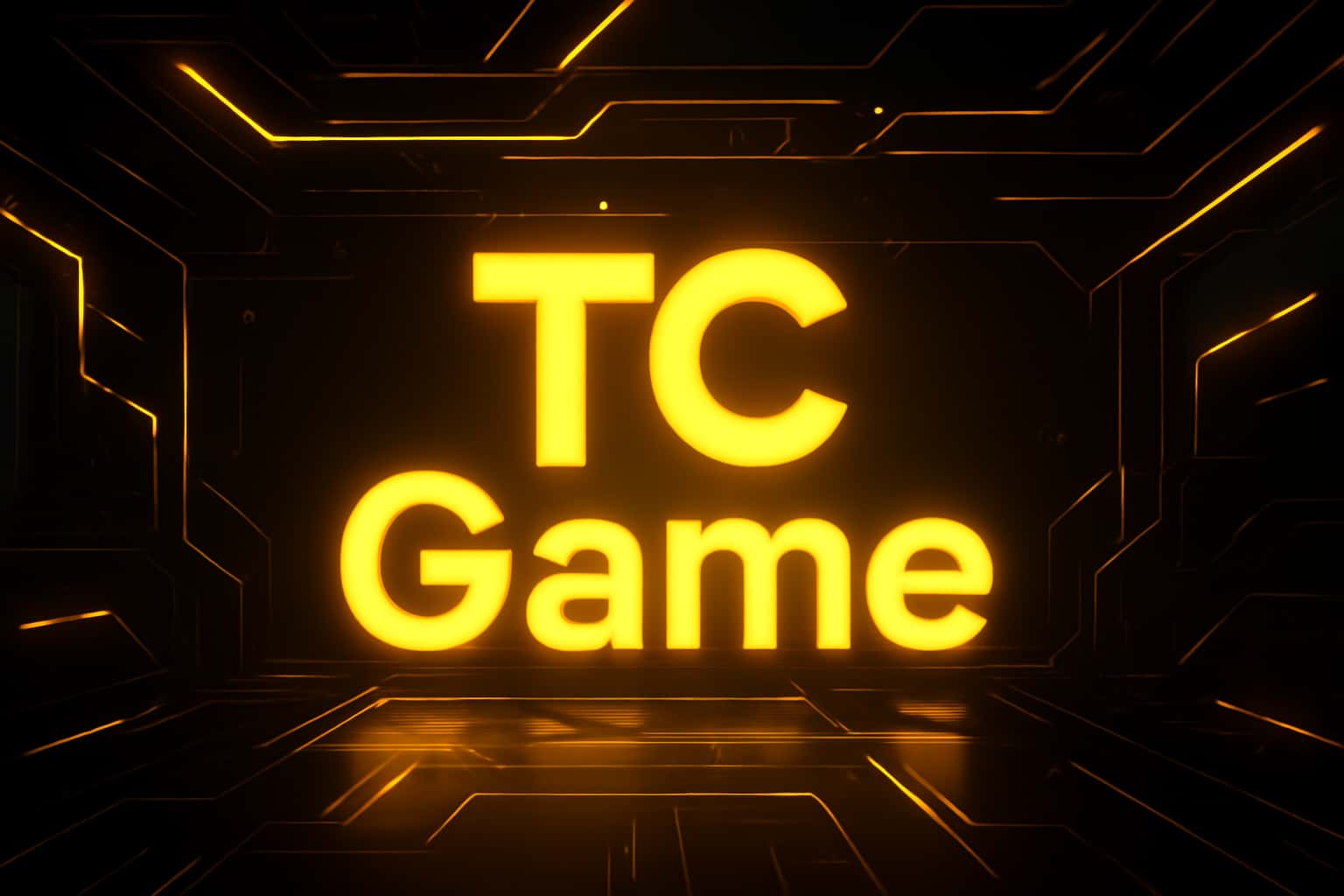 Futuristic gaming platform background